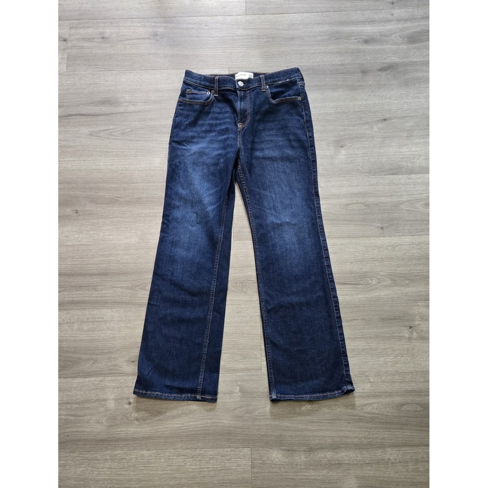 Abercrombie Kids Boot BootCut Jeans Girls Size 15/16 Dark Wash